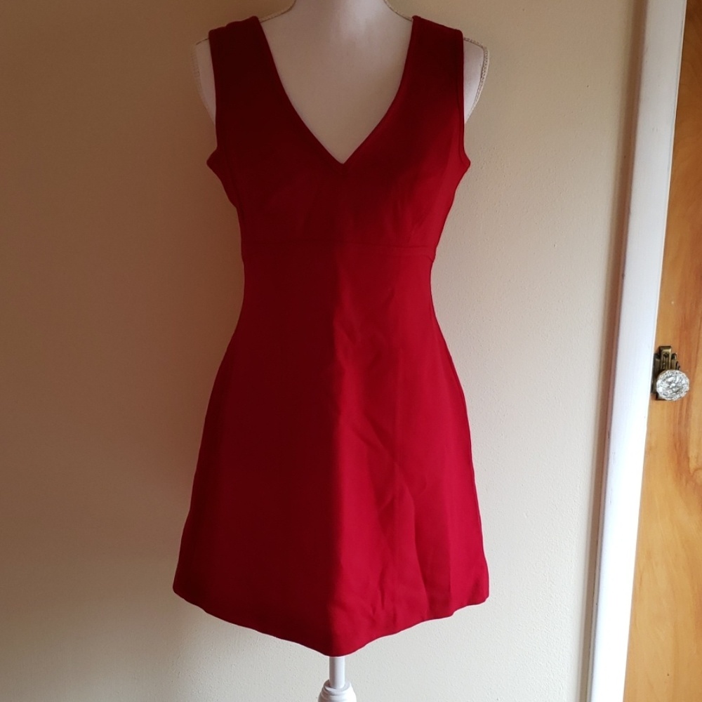 Bebe wool a-line dress